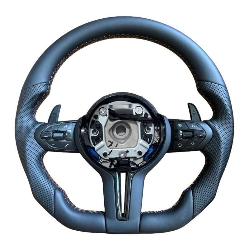M Sport Steering Wheel for BMW Flat Bottom F01 F06 F10 F11 F12 F20 F21 F22 F25 F26 F30 F31 F32 F33 F34 F36 M3 F80 M4 F82 M5 F90