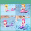 Charming Mermaid Diy Miniature Figurine For Exquisite Garden Dollhouse Decor