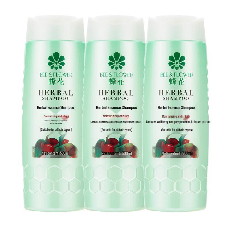 

Bee & Flower Herbal Essence Shampoo 3x500ml