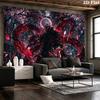 Ken kaneki anime Wall Tapestry Aesthetic Wall Hanging Printed Fabric Blanket Decorative Tapestries for Bedroom Living Room Home Decor