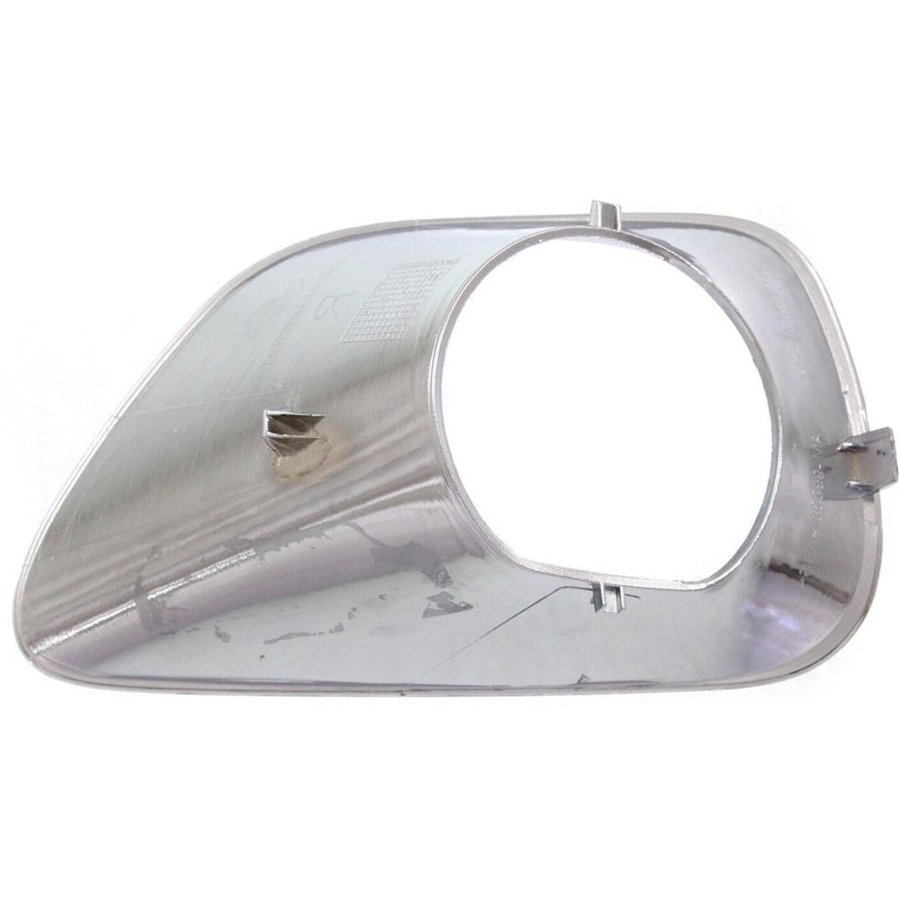 Chrome Fog Light Trim Set Left & Right Side For Jeep Grand Cherokee 2011-2013