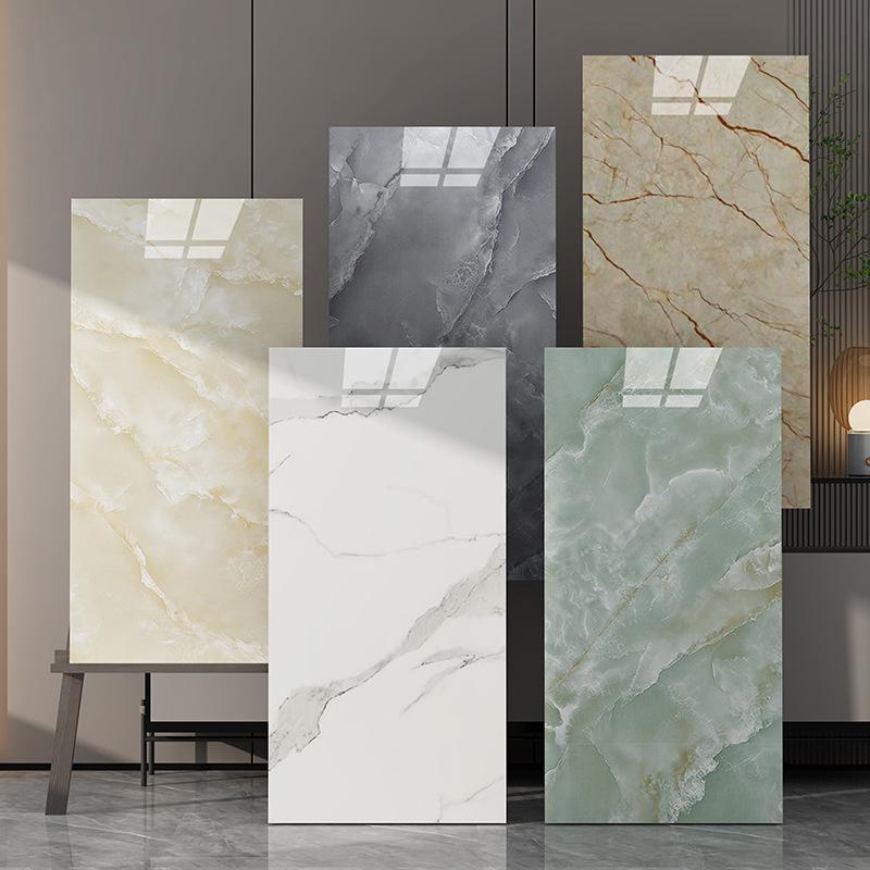 10Pcs Waterproof Marble Tiles Sticker PVC Self Adhesive Vinyl Wall Stickers Bathroom Kitchen Cupboard Backsplash Decor Decals
