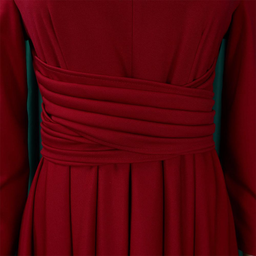 Damen Übergröße Plissee Afrikanisches Swingkleid - Neue Mode