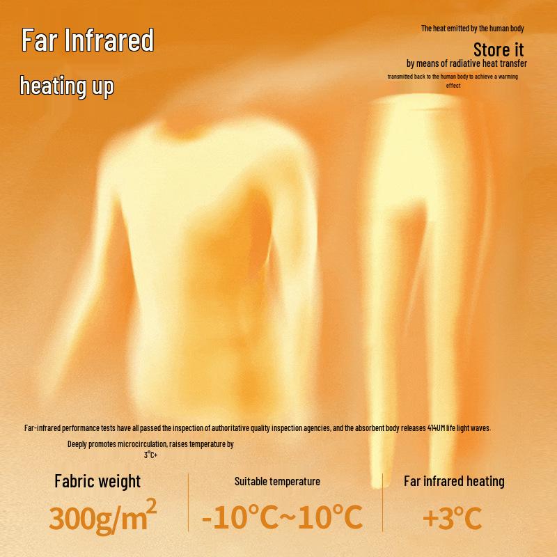 Women's Class A Fleece-Lined Thermal Cashmere Underwear Set - Antibacterial Autumn/Winter Top and Pants.