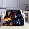 Singer Prince Purple Rain printied blanket warm beautiful flannel soft and comfortable blanket home travel blanket birthday gift
