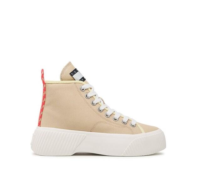 

Кроссовки Tommy Jeans Vulc Plat. Canvas Mc EN0EN02091 бежевый EU 40