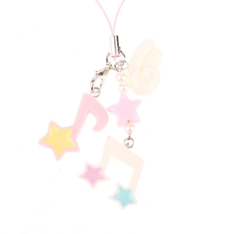 

Эстетика Y2K Звезда Музыкальная нота Бисером Ремешок для мобильного телефона Сладкая Девичья Цепочка для телефона Подвеска для чехла камеры Подарки