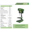 JiaShuEr Z4120 Industrial Heavy-Duty Bench Drilling Machine CN Plug (adapter Included)