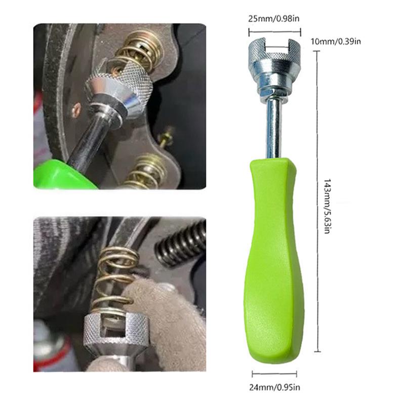 SEAMETAL 5.7 Inch Car Drum Brake Repair Install Tool Hold Down Washer Spring Shoe Compressor Brake Spring Washer Worker Alloy & Plastic