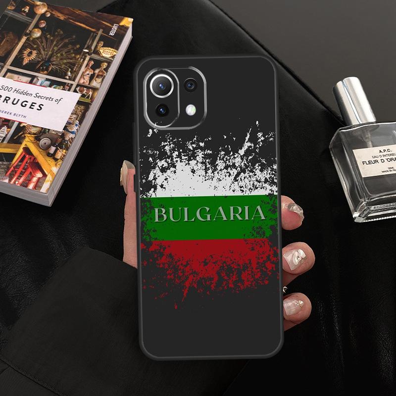 Bulgaria Flag Passport Map Case For Xiaomi 15 14 13 Ultra 11T 12T 13T 14T Pro POCO X7 Pro X3 X5 X6 F5 F6 M6 Pro Cover