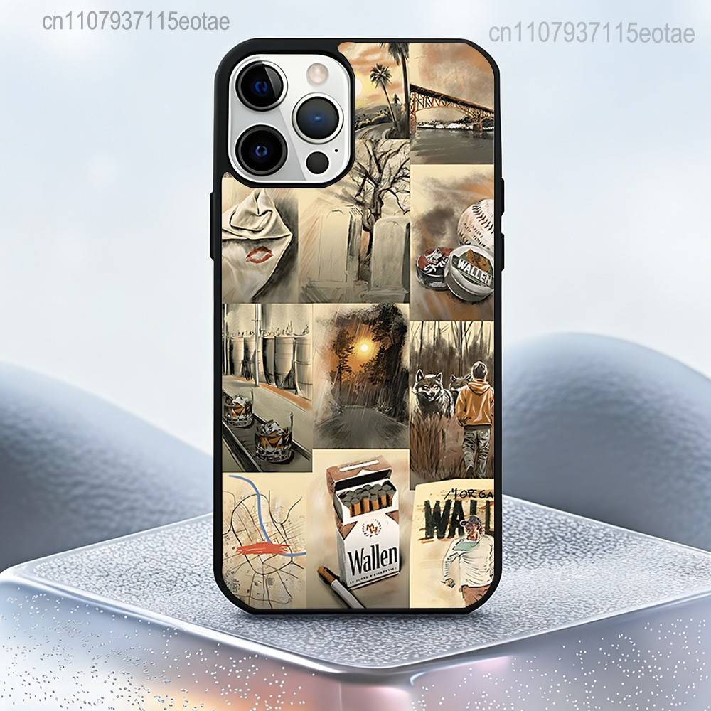 M-Morgan singer W-Wallen MW Magnetic Phone Case For IPhone 14 16 17 13 12 11 15 Pro Max Plus For Magsafe Wireless Charge Cover