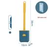 Nordic Silicone Toilet Brush with Wall-Mounted & Floor-Standing Design