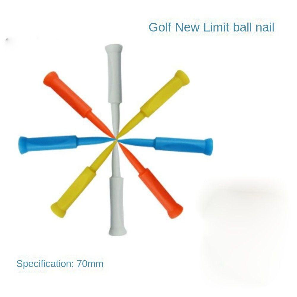 10Pcs Reduces Friction Tees Step Down 70mm Golf Ball Tee Golf Equipment Golf Tees Swing Exercises
