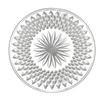 ZLIII Acrylic Round Fruit & Snack Plate with Base
