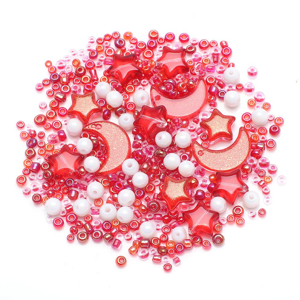 Star Moon Light Bead & Seed Bead DIY Jewelry Set for Earrings, Bracelets & Necklaces