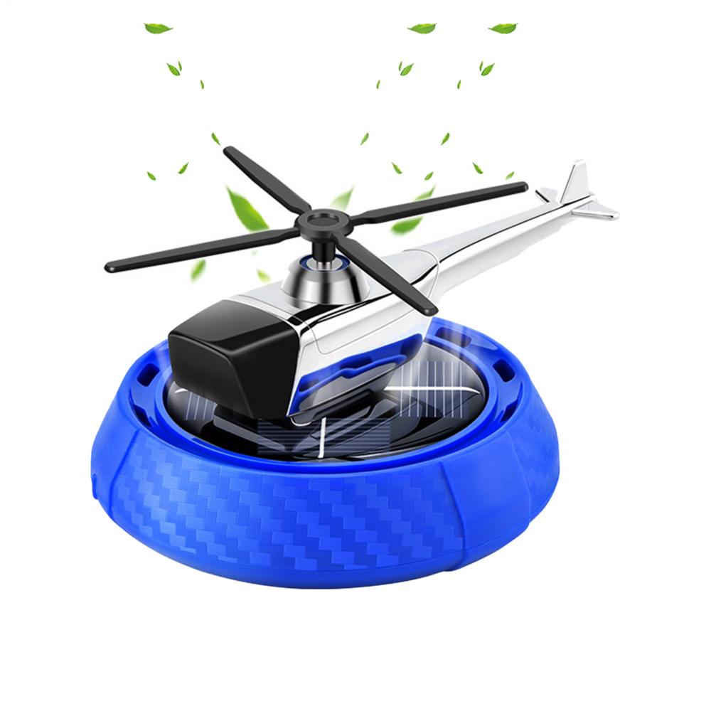 

Solar Powered Car Air Freshener Rotating Airplane Solar Aromatherapy Long-Lasting Car Fragrance Diffuser For Vacation Workplace