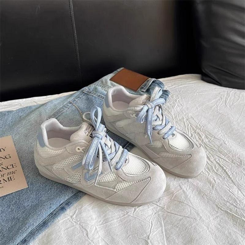 

Mesh German training shoes women s new 2025 summer explosion breathable thin thin comfortable versatile casual sports shoes 40 синий