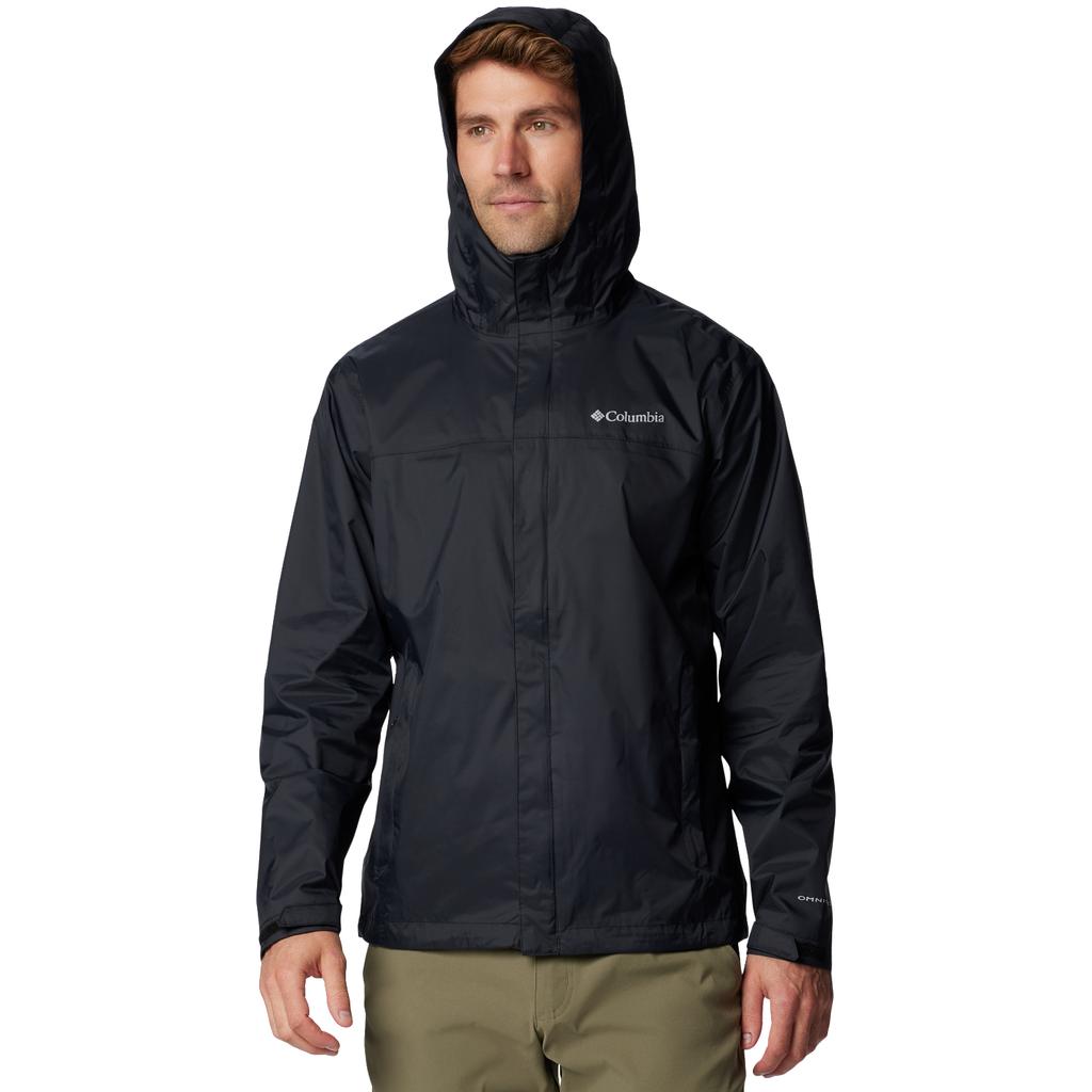 Columbia Watertight II Rain Jacket, Mens Black Jacket
