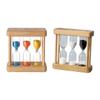 Wood 1/3/5 Minute Creative Hourglass Timer Sandglass Time Management for Home Kitchen Cooking Game Playing Supplies
