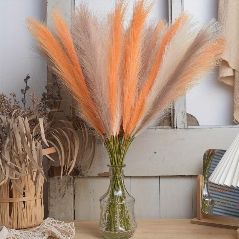 Fluffy Pampas Grass Boho Decor Flower Fake Plant Reed Simulated Wedding Party Home Decoration Artificial Flowers