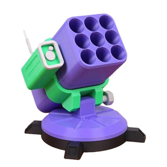 

Rocket Cannon Turret Pen Holder 3D Printed Guided Missiles Pencil Storage Box Container Holder Home Office Desktop Decoration A