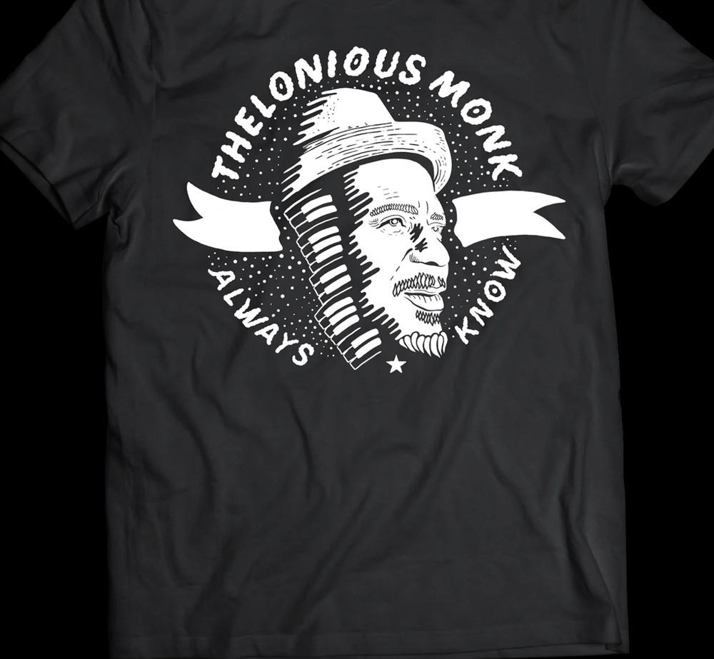 Thelonious Monk NEW black T-shirt short sleeve All sizes S to 5Xl XZ776 Unisex T-Shirt XL