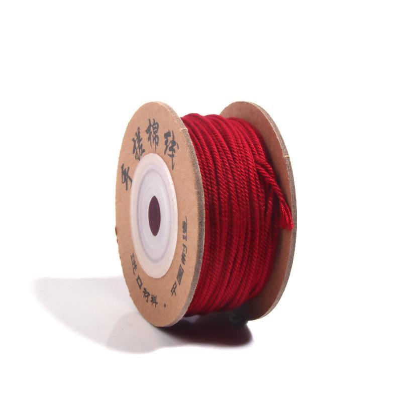 Tibetan Hand-Rubbed Cotton Thread Wenwan Buddha Bead Cotton Rope Hand Rope Braided Rope, Handmade Diy Material Bracelet Braided Rope Accessories