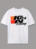 Lightweight Polyester Blend Unisex's Casual Graphic T-Shirt