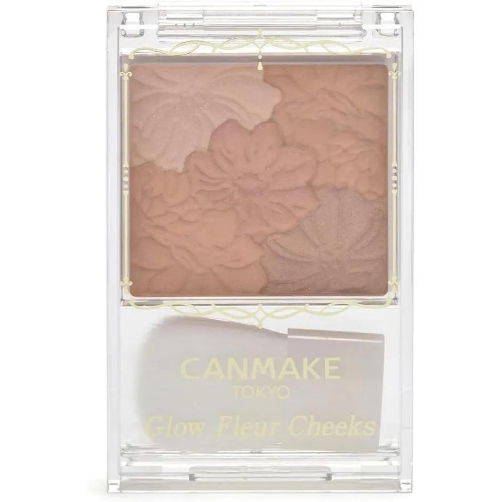 CANMAKE Glow Fleur Cheek 15 Copper Fleur 6.3g Orange Cheek (3 Pieces) 2