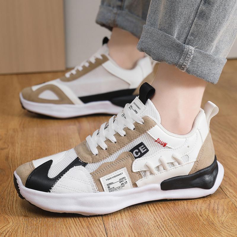 Foreign Trade Men's Shoes Spring 2025 Forrest Gump Shoes Mesh Men's Casual Sports Shoes Platform Dad Shoes