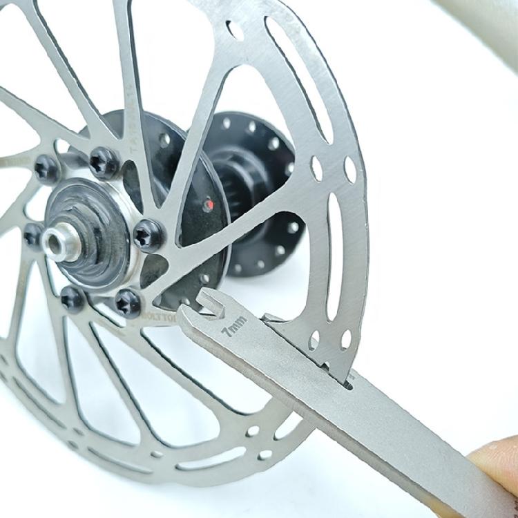 7-8mm Open End Bicycles Brake Pad Wrench Mountain Bike Brake Locking Correction Tool Disc Flattening Correction Wrench