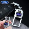 Bilklistermärke 2026 Ford Kreativ Metallbilnyckelring Nyckelringshållare för Män För Ford 2 3 Mondeo Mk3 F150 Ranger Fusion Mustang Fiest