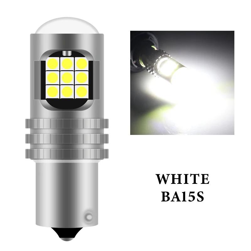 

2pcs 24smd Lamp Reverse Turn Signal Light BAU15S PY21W 1156 BA15S P21W 7440 W21W T20 7443 W21/5W 3157 1157 BAY15D P21/5W LED
