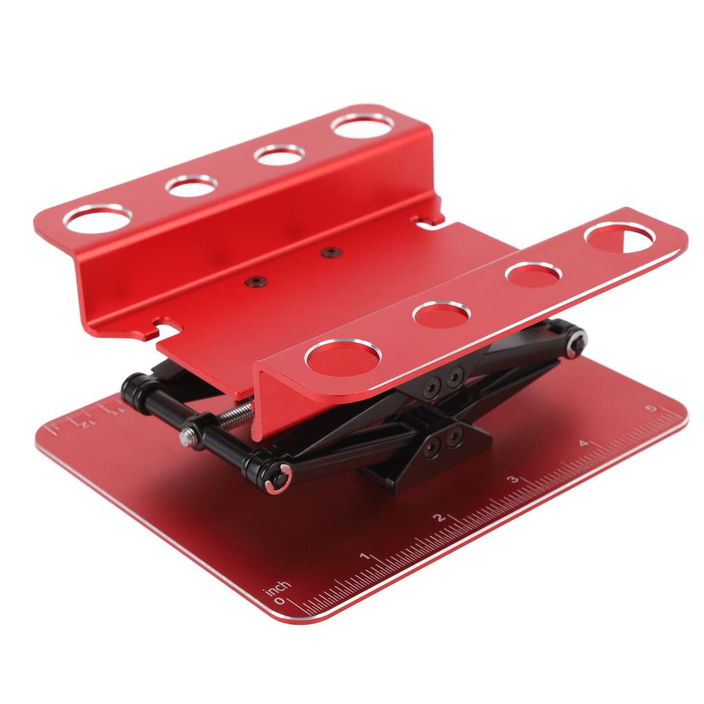 RC Car Work Stand Simulation Metal RC Repair Workstation Support Elevating Rotatable for 1:8 and 1:10 RC Car