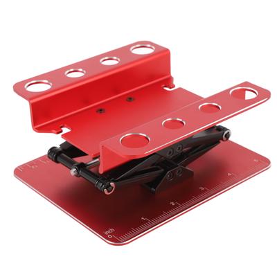 RC Car Work Stand Simulation Metal RC Repair Workstation Support Elevating   Rotatable for 1:8 and 1:10 RC Car