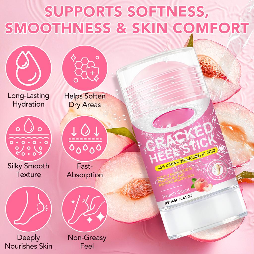 Sztyft do pielęgnacji stóp 40g, Zmiękczający Złuszczający Nawilżający Krem Pielęgnacyjny Sztyft 40g