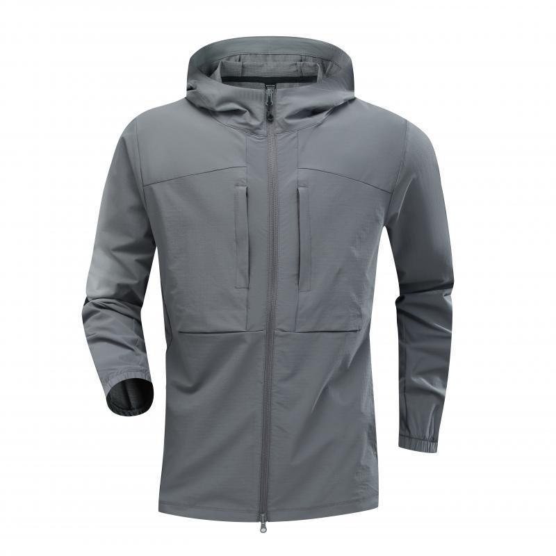 Men s Quick-Dry Breathable Hooded Sports Jacket for Outdoor Cycling & Running 2XL