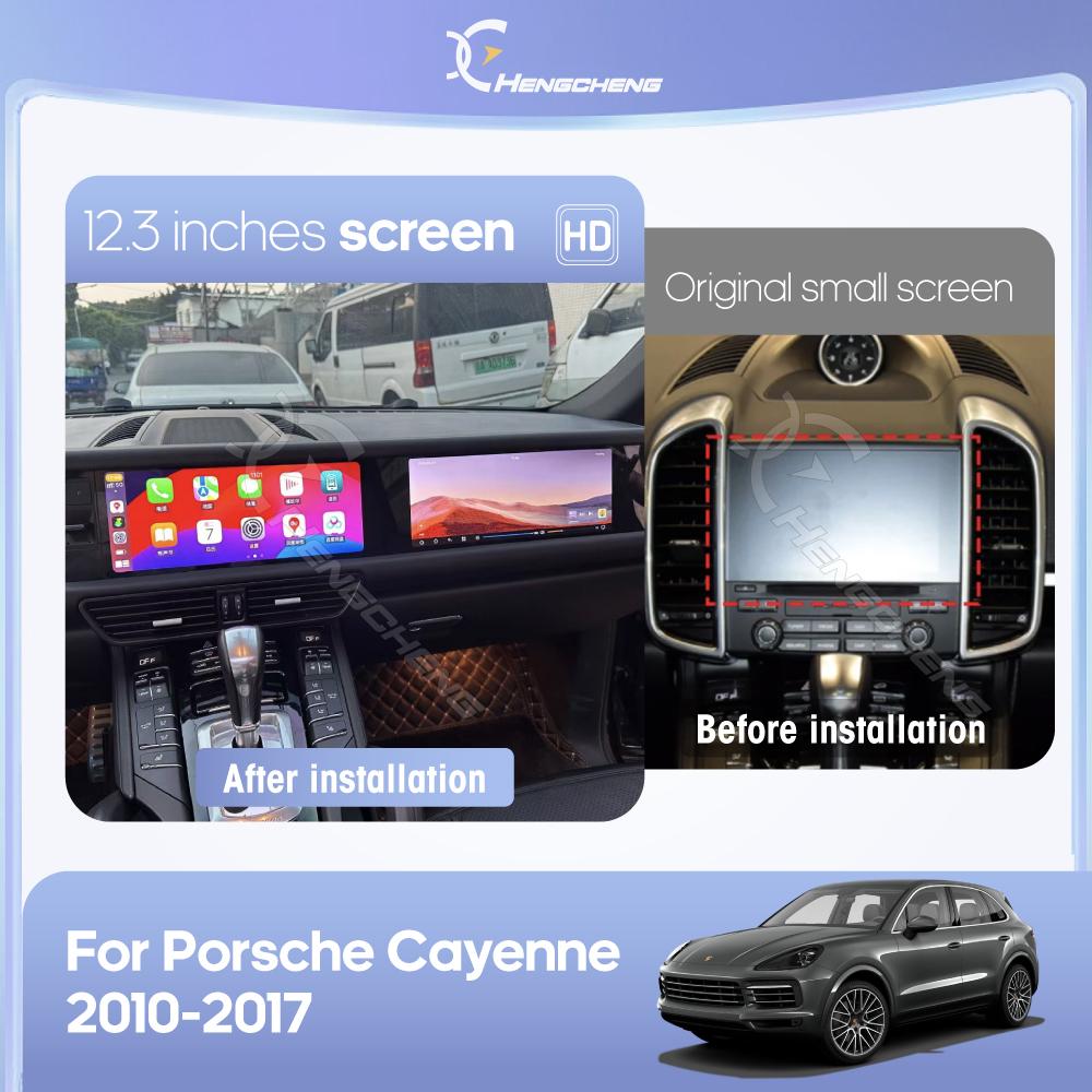 12.3Inch For Porsche Cayenne 2011-2017 GPS Navigation Car Multimedia Player Radio Android13 12+256G CarPlay 4G 360Camera 7870SC
