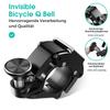 Bike Horn Electric Bicycle Bell Aluminum Alloy 100db Cycling Handlebar Ring Alarm Bells Bicycle Accessories Portable Sound Alarm For Kid's Bike Road B