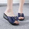 GKTINOO 2024 Summer Platform Flip Flops Outside Ladies Shoes Woman Non-slip Genuine Leather Sandals Women Slippers Large Size