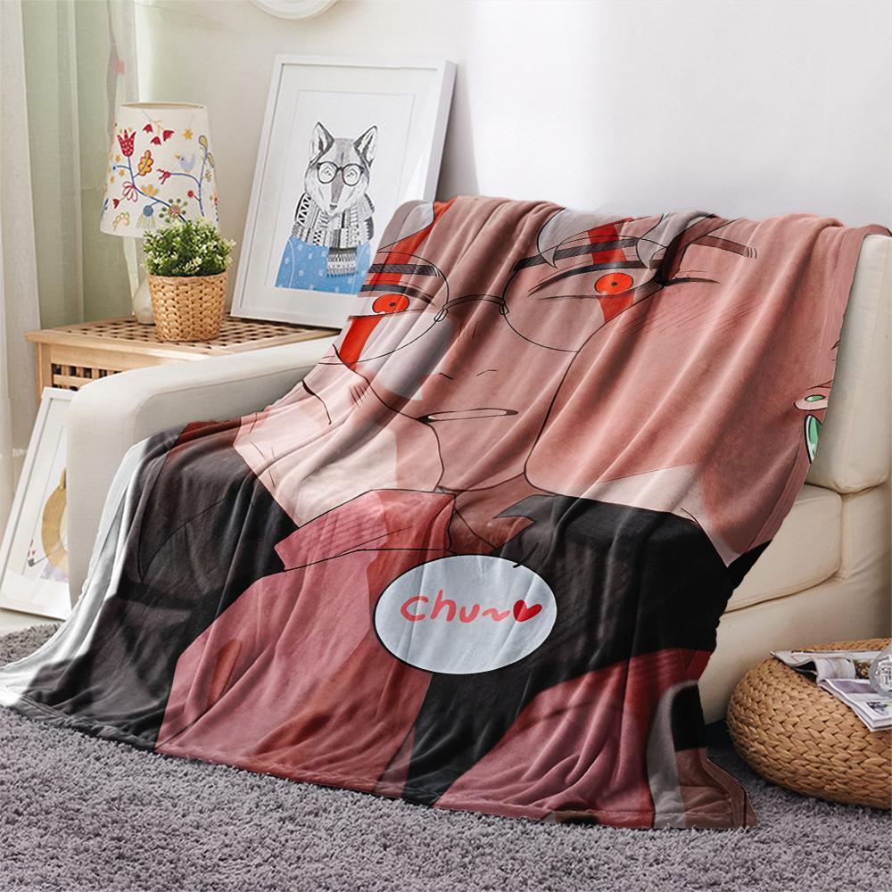 1 Pezzo Coperta in Flanella con Stampa Cartone Animato, Alta Qualità Confortevole per Tutte le Stagioni, Decorazione per la Casa, Calore e Comfort, Perfetta per Regalo di Natale Compleanno