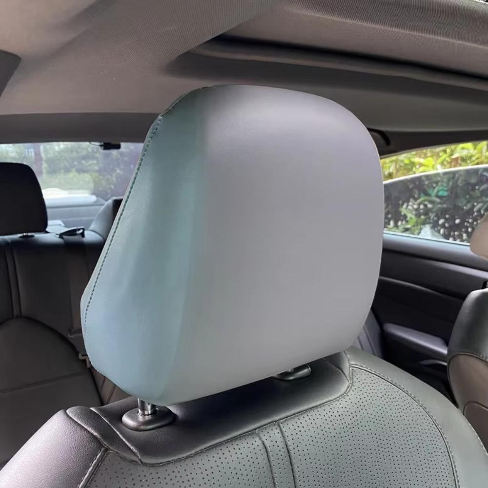 Husă Impermeabilă pentru Tetieră Auto Piele PU Husă de Praf pentru Tetiere Elastică Față de Pernă Auto Mașină