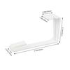 4 PCS Set White RV Curtains Holder With Screwdriver Curtain Track Clips  Bedroom Use