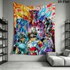 Saint Seiya Knights Zodiac Tapestry Fashion Print Background Cloth Soft Background Wall Hanging Cloth Atmospheric Background Cloth