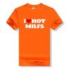 I Love Hot MILFS TShirt Letters Printed MILF Tee I HeartMILFS Hot Moms Aesthetic Clothes Casual Tops Gifts for Mom Mama
