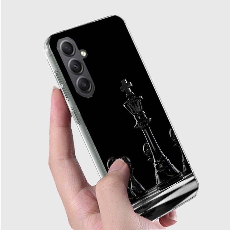 Competitive Chess Game Phone Case for Samsung A16 A26 A36 A56 A17 A37 A57 A07 A06 A02S A03 A04S A05S Galaxy Note 20 10 A50S A71