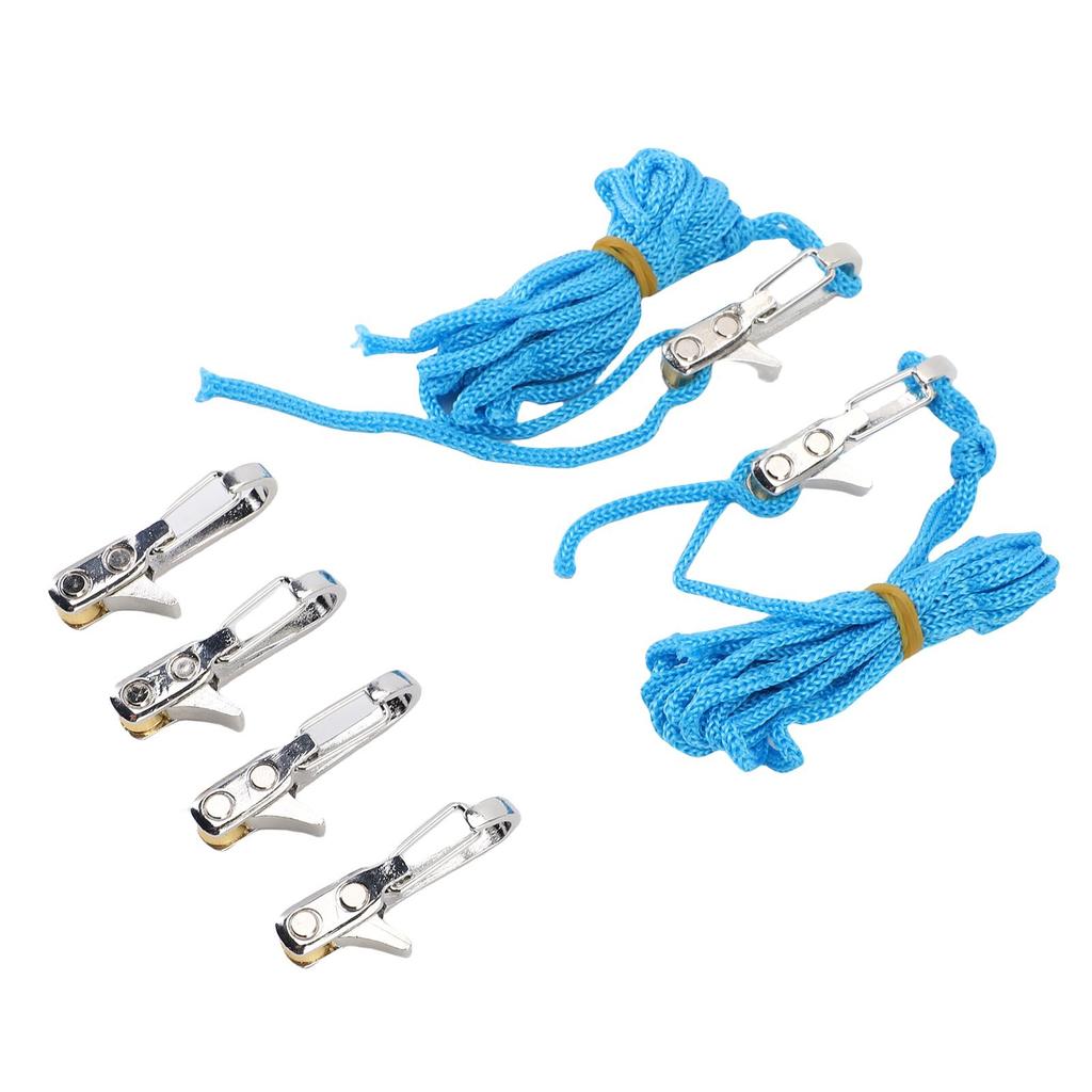 Rope Adjuster Easy Control Quick Adjustment Secure Fixation Cord Tensioner with Rope and Box for Camping Boating