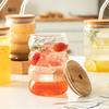 4PCS Creative Glass Cup with Lid Straw Heat-resistant Wave Cup Beer Juice Ice Coffee Cups Cocktail Fruit Bubble Glass Drinkware