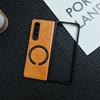 Suitable for Samsung Galaxy Z Fold6 Folding Phone Case ZFLIP6 Leather MagSafe Dustproof Tup Jacket