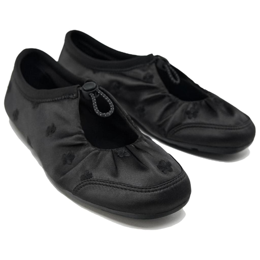Zara Vintage Comfortable Buckle Adjustable Closure Sports Ballet Casual Flats Women Flats Black 15213510800